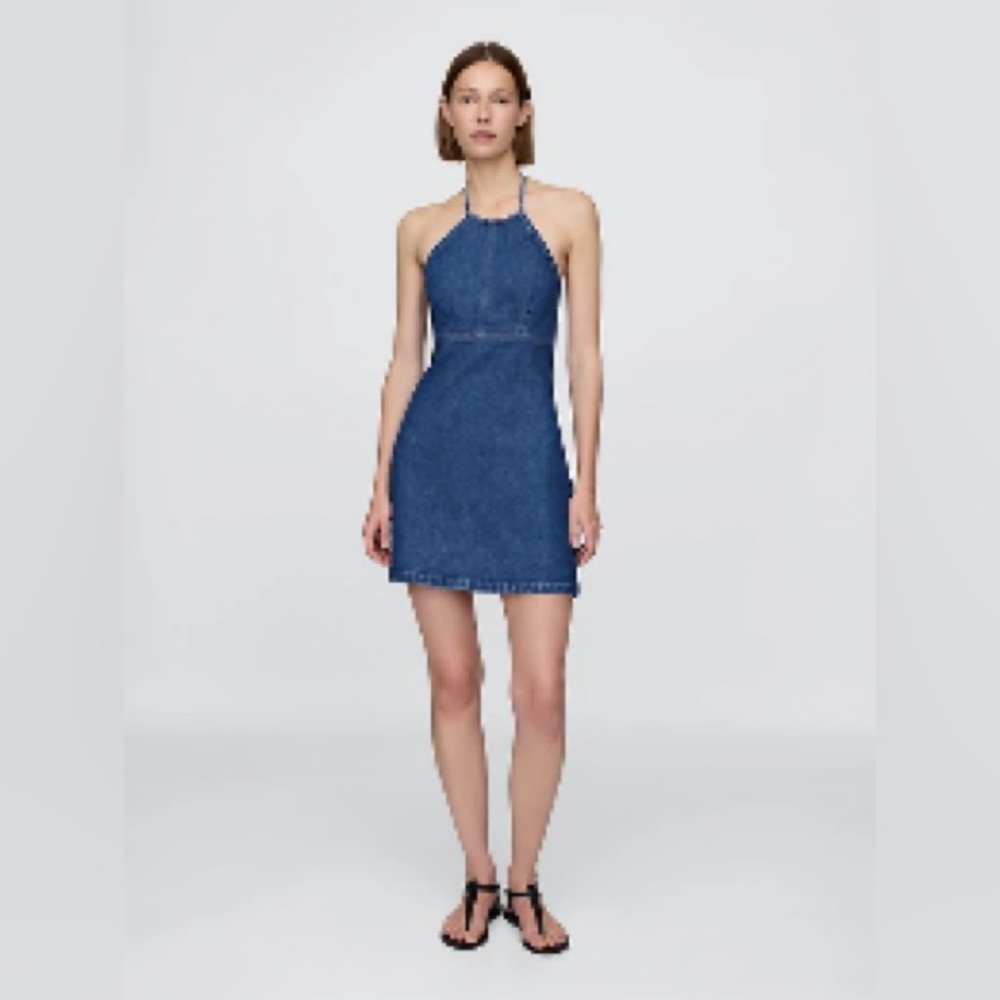 GAP Blue Denim Dress